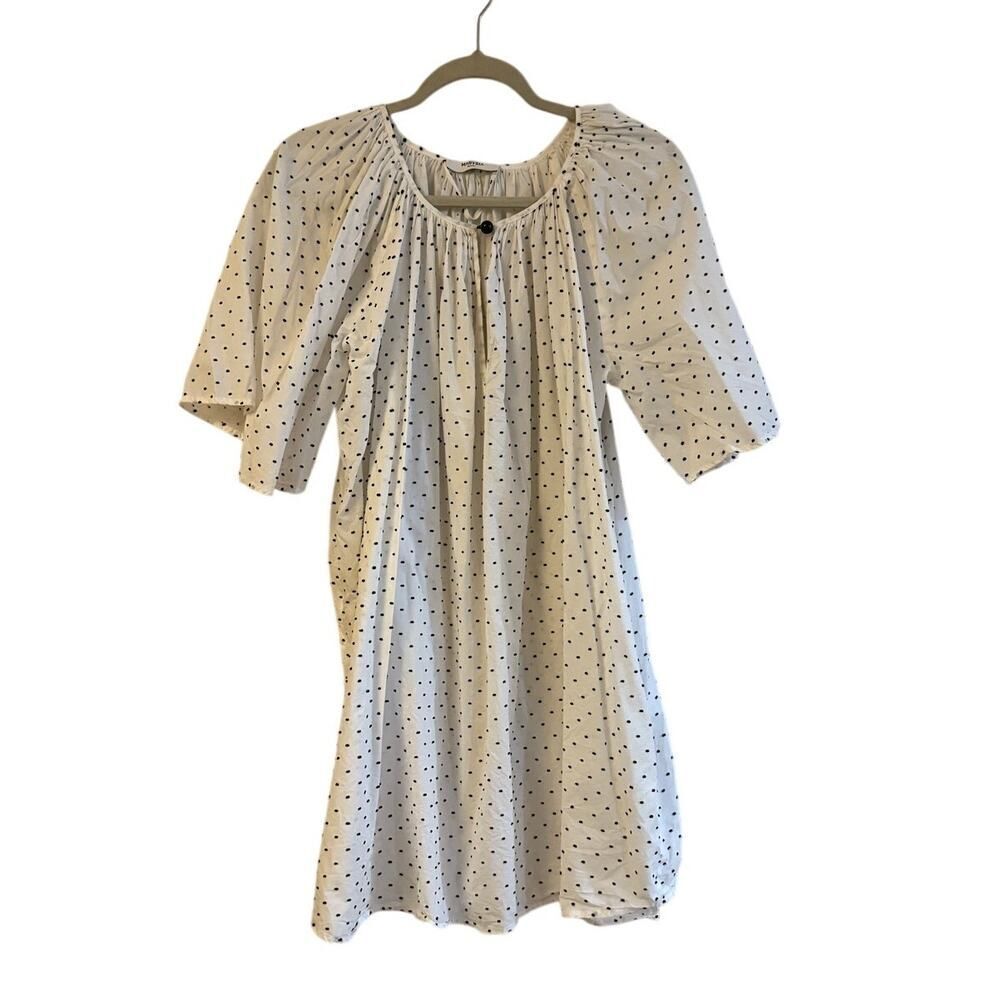 Marysia Swiss-dot Cotton Mini Dress Sz. S